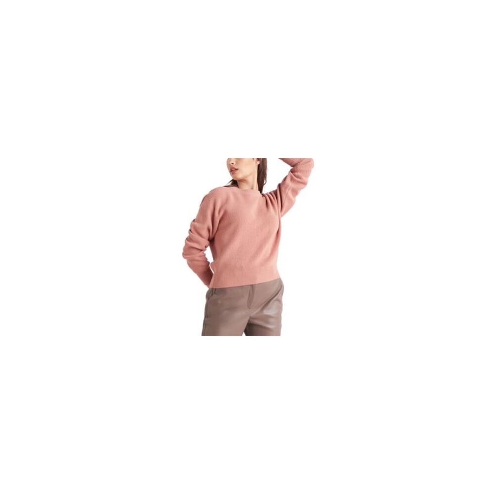 Black Tape Rib Knit Sweater